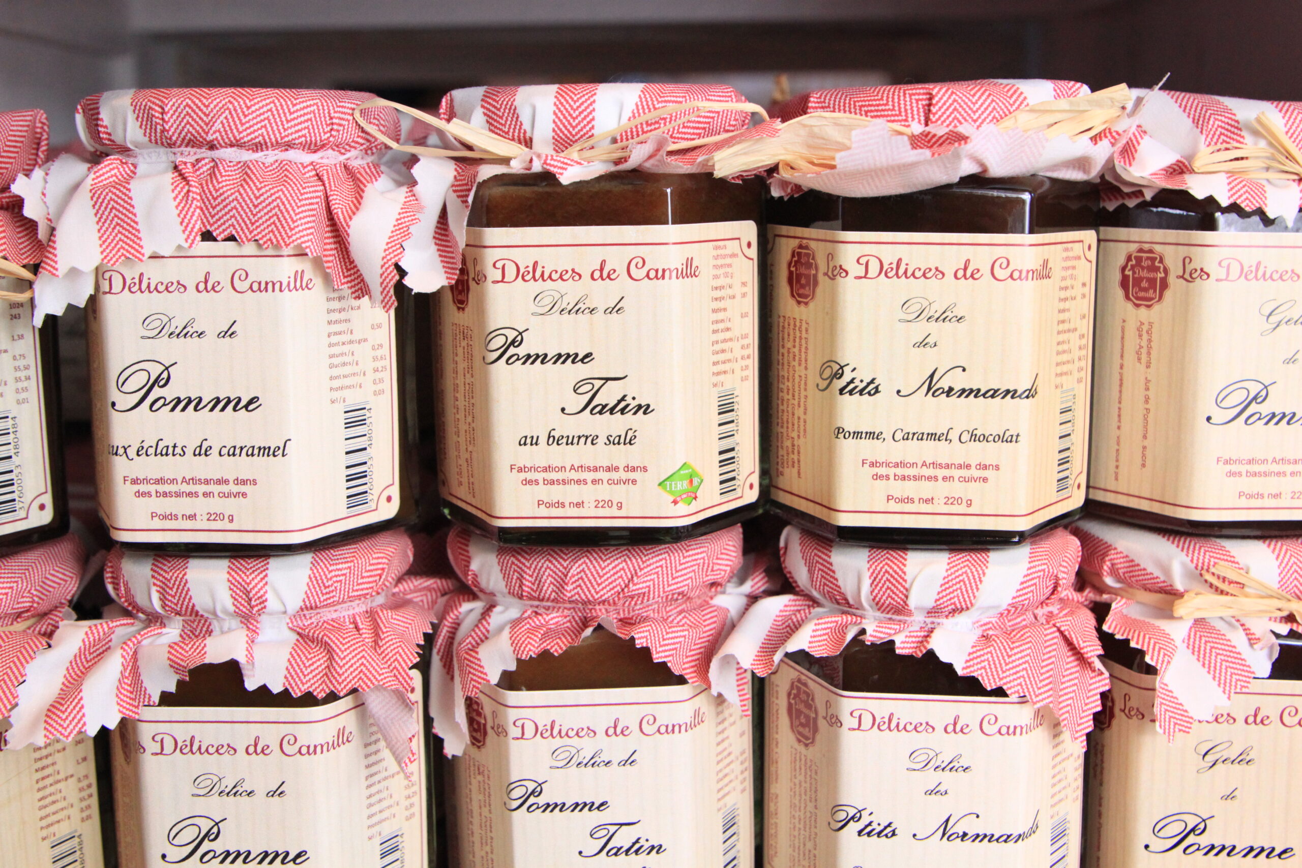 Confiture Pomme tatin beurre salé 220g - Les Délices de Camille – Image 2