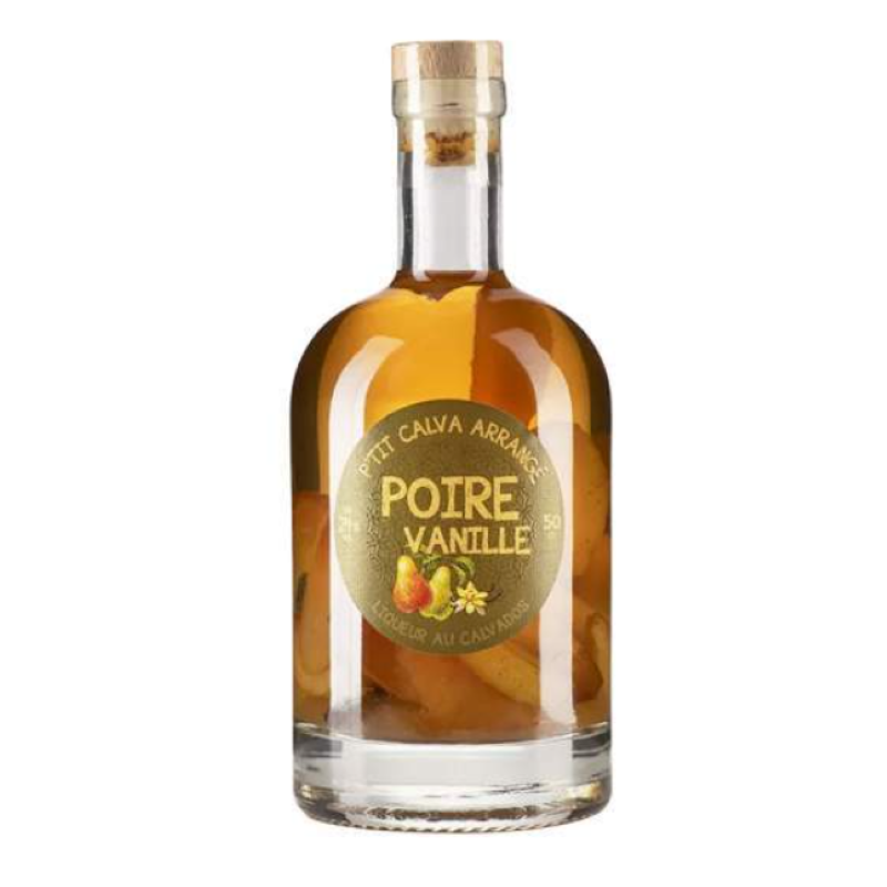 P'tit Calva arrangé Poire Vanille 50cl - Terres Normandes