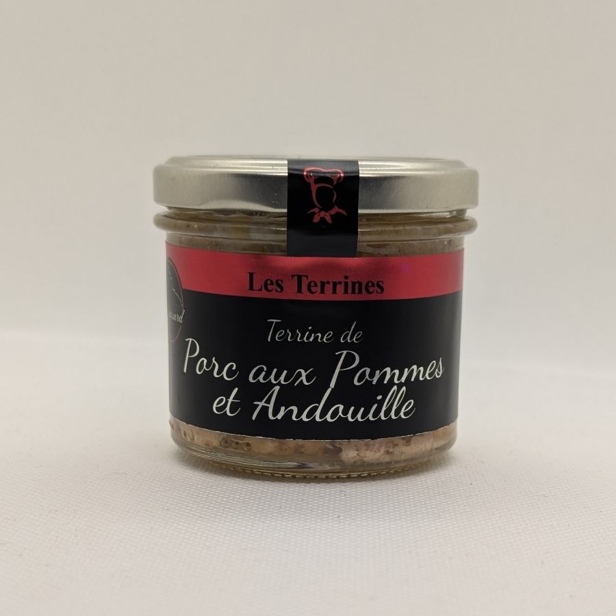 Terrine Pomme Porc Andouille 90g - Père Roupsard
