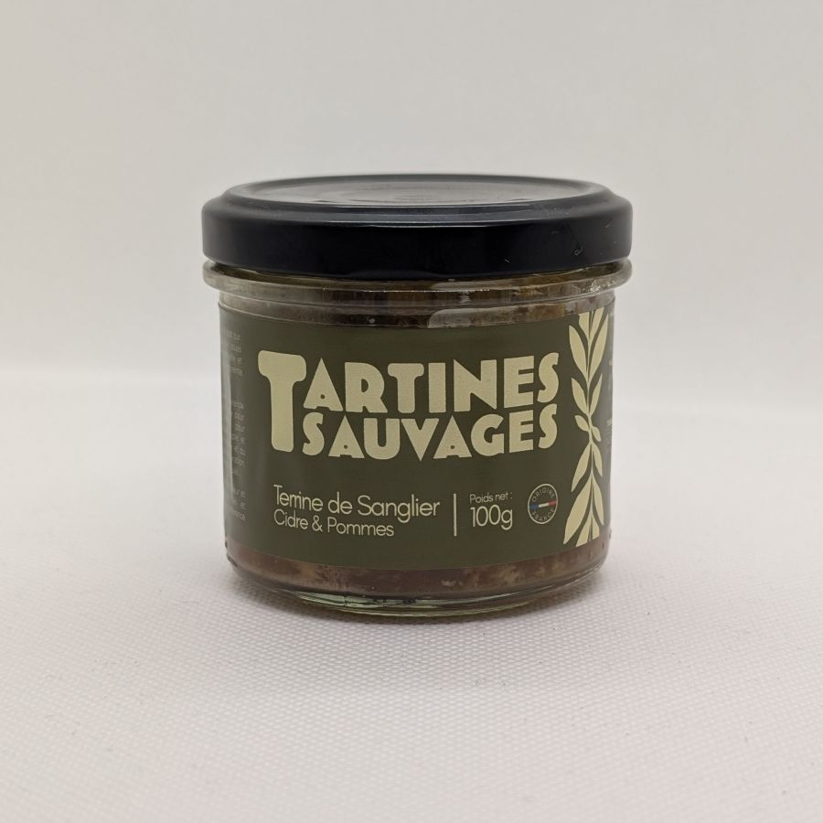 Terrine de Sanglier Cidre et Pomme 100g - Terres Normandes