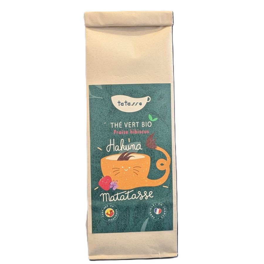 Thé vert BIO Hakuna Matatasse 100g sachet vrac - Tatasse
