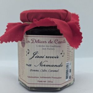 Confiture "J'irai revoir ma Normandie" 220g - Les Délices de Camille