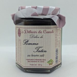 Confiture Pomme tatin beurre salé 220g - Les Délices de Camille